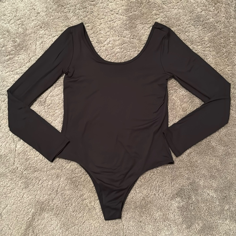 Ardene Black Long Sleeve Bodysuit